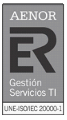 Sello AENOR UNE-ISO/IEC 20000-1, gestion de servicios TI